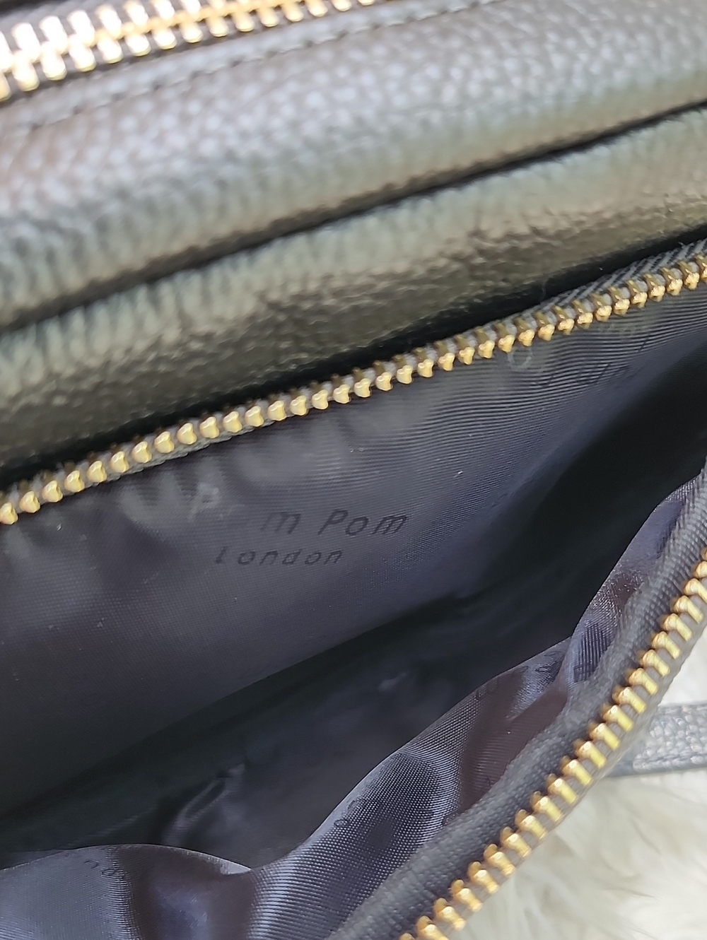 POM POM LONDON ORIGINAL LEATHER BAG - Picture 9 of 16